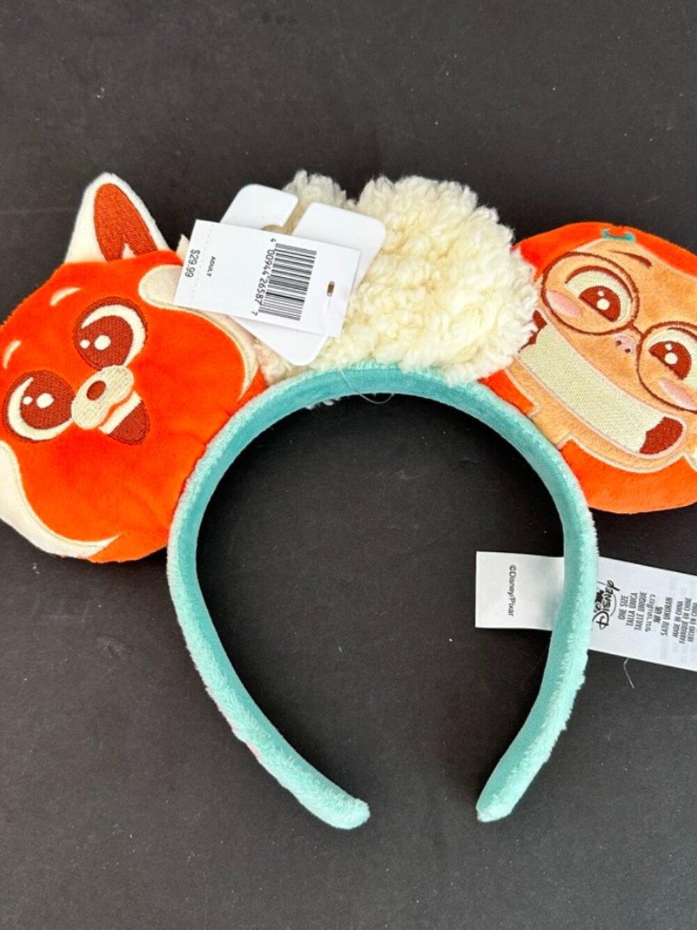 Disney Pixar Turning Red Mei Panda Power Plush Ears Headband NEW